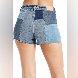 Dear John Iggy Super High Rise Ocean Drive Patchwork Shorts